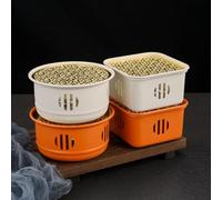 Base chauffe-thé en acier inoxydable avec bougie à l'alcool chauffant et design ventilé, compact et léger pour un usage commercial ou domestique avec résistance (A)