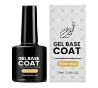 Base Coat Gel,7,5 Millilitres Couche Manucure De Longue Tenue | Base Gel | Pour DIY Maison Salon Spa À Ongles Design Artistique Renforcement Manucure Beauté Mode Soin Filles Femmes
