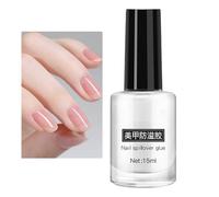 Base Coat Peel Off - Base Sèche À L'Air Rapide De 15ml | Gel Peelable Facile À Enlever | Idéal Pour Vernis À Ongles Et Ongles Press-On, Application Simple Et Retrait Rapide