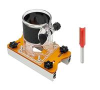 Base compacte 2 en 1 pour débroussailleuse à bois, accessoire multifonction pour le travail du bois et le traitement efficace du bois, outil de chanfreinage, rainurage