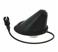 Base D’antenne Voiture et Caoutchouc Noir Acier Inoxydable | Remplacement pour Base Usée ou Cassée, Résistance Météo, pour Toit et Antenne Radio Véhicule