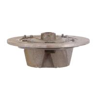 Base D’Arbre Moteur pour Machine, Métal, scellée | Pièce de Rechange Étanche, Montage à Bride, Siège de Lame de Pétrissage, Rotation Fluide, Argenté