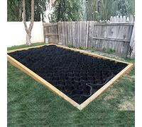 Base d'abri de jardin en polyéthylène haute densité - Grilles de stabilisation robustes pour chemins de camions légers et solutions d'aménagement paysager - Respectueux de l'environnement