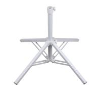 Base d'abri solaire portable robuste avec ouverture de 3,2 cm, cadre renforcé pour barbecue, camping, plage, ancrage au sable, base de parasol de plage