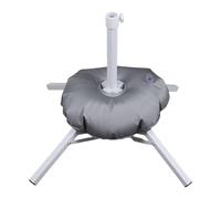 Base d'abri solaire portable robuste avec ouverture de 3,2 cm, cadre renforcé pour jardin, barbecue, équipement de camping en plein air, utilisation à la plage, base de pare-soleil pliable