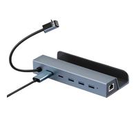 Base d'accueil pour console - Pont de diffusion d'écran, support de station d'accueil pour télévision | Adaptateur d'extension de sortie visuelle Six , convertisseur de streaming Power Link Compact