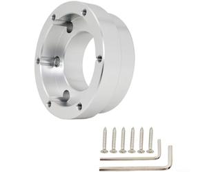 Base d'adaptateur de roue de course de 70 mm pour Logitech G29 G920 G923 - Support de moyeu de direction en aluminium avec 6 boulons - Accessoire de simulateur à dégagement rapide pour roues
