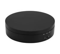 Base D'Affichage Rotative Noire, Support de Plateau Tournant à Faible Bruit, Mode 3 Vitesses pour Bijoux, Montre, Compteur, Prise de Vue Vidéo, Affichage à Plusieurs Niveaux