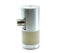 Base d'antenne portable à ondes courtes pour filetage M10 pour Pac-12 en alliage d'aluminium 9 x 3,9 cm avec prise M et interface de terre pour antenne à tirette 5,6 pour communication radio HF