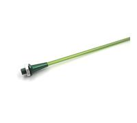 Base d'antenne universelle colorée et tube pour modèles de bateaux et de voitures, base d'antenne en alliage d'aluminium (vert + vert)