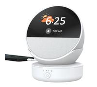 Base de batterie portable pour spot - Station d'accueil de batterie rechargeable avec port de charge USB-C pour iPhone (blanc)