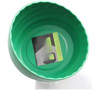 Base de bol de 14,5 x 8,2 x 12,5 cm avec construction en caoutchouc-plastique et fonction anti-chute pour le rangement quotidien des pièces d'atelier (vert)
