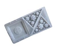 Base De Bougie En Gypse Bougeoir Silicone Moule Forme Pyramide Décoration Mariage Outil Pratique Bijoux Fabricant Cadeaux Créatifs