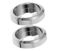 Base de Bouton de Cuisinière à Gaz Rotative, Lot de 2, Argenté