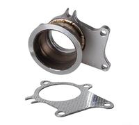 Base de bride Turbo haute résistance 76 mm 5 boulons pour T3 T3/T4 Adaptateur de conversion de bande V Argenté BOV087