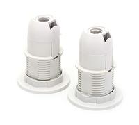 Base de bulbe Ampoule E14 lampe Support Vis E14 base Ampoule LED lampe Holder adaptateur de douille de lampe Holder Lampe suspension 250V 2A (Color : White)