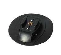 Base de caméra Paddleboard avec adhésif, Withoutring Black Color | Insert fileté, de tournage de planche de surf pour les sorties aquatiques et les voyages
