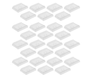 Base de Cassette D'inclusion Jetable Couvercle Codé Pré-étiqueté | Organisation Sécurisée pour Laboratoires et Anatomie Pathologique, Feuilles de Film de Scellement Incluses, Usage