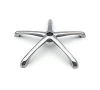 Base De Chaise Pivotante en Alliage D'aluminium Trépied Cinq Étoiles Chaise D'ordinateur Pièces De Chaise De Bureau De Châssis De Chaise Pivotante (Couleur : Radius 32cm, Taille : No Wheels)