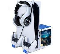 Base de charge BigBen pour manettes DualSense PS5 Blanc Blanc E