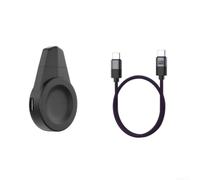 Base de charge de montre intelligente pour Huawei GT6 Pro, GT6, Watch Buds 2, Fit 5, D, D2, support de charge en ABS stable avec câble (noir 1,2 m)