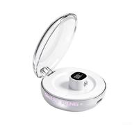 Base de Charge Magnétique Anneau Intelligent pour Affichage LED(White) | Technologie magnétique avancée, transfert puissant pour efficace, pour connexion faille, pour charge rapide sécurisée
