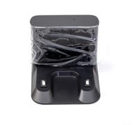 Base de charge pour aspirateur robot Blaupunkt Precision Plus Bluebot | Compatible avec Homend 1287H et Mamibot EXVAC900S, charge rapide, finition noire