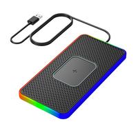 Base de charge sans fil pour voiture - Base de charge rapide sans fil, chargeur de voiture QI, tapis de charge rapide avec compatibilité sans fil - pour voitures, voitures et