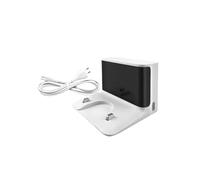 Base De Chargement Compatible Avec Les Aspirateurs Robots Dreame, F9, D9, D9Pro, D9Max, L10Pro, Z10Pro, Mijia, 1C(White US)