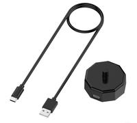 Base de chargeur de rechange pour brosse à dents électrique AquaSonic, station de charge magnétique compatible avec Black Series Pro, Vibe Series, Duo, matériau ABS, design compact (noir)