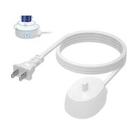 Base de chargeur for brosse à dents électrique Oral B, série IO 1000/2000/2500/3000 3757, étanche, charge inductive, prise 110-220V(White)