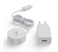 Base de Chargeur USB la Brosse à Dents électrique Compatible avec Philips Sonicare 5500 5300 4100 3100 2100 1100 HX3683 HX3671 HX3675 Dock de Chargement de Remplacement avec Adaptateur d'alimentation