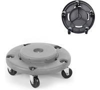 Base de chariot à roulettes pour poubelle de cuisine ronde de 120 L