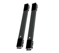 Base de Chariot Mobile pour Réfrigérateur, 1 Paire, Réglable | Acier au Carbone et Pp, Plage 465 à 720mm, Roues Renforcées, Frein Inférieur, Pose sans Outil Style Aléatoire