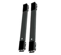 Base de Chariot Mobile Réglable 1 Paire, pour Réfrigérateur et Lave-linge | Noir, Panneau 465-720mm et Hauteur 4cm, Roulettes Renforcées, Verrou Anti-vibration Plusieurs styles