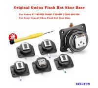 Base de chaussure chaude originale Godox Flash-pour Godox V1 V860III V860II TT685II TT685 600 350/pour Sony Canon Nikon Flash Base de chaussure chaude V860IIC CANON