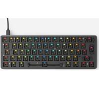 Glorious Gaming GMMK Compact 60%, Barebones (Cadre Uniquement) - Clavier de Jeu mécanique, RGB par Touche, Hot-swappable et Personnalisable, Clavier 60%, Disposition International/ISO - Noir