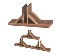 Base de clôture de jardin pour pelouse ou terrasse (base de clôture) | Support stable, empêche le basculement, lot de 4, longueur de 28 cm, idéal pour les jours venteux