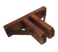 Base de Clôture D'intimité en Bois pour Jardin, Stabilité Renforcée | Socle pour Petite Clôture, Installation Facile, Usage Pelouse et Bordure, Support Adapté aux Petites Clôtures