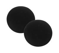 Base de Coiffe Ronde DIY 2 Pièces en EVA et Tissu pour Béret | Accessoire de Fabrication, Bords Lisses sans Bavures, pour Chapeaux Couture et Projets Maison, Noir