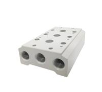 Base de connexion de plaque inférieure de collecteur d'électrovanne 4V210, 200M-4F/3F/5F/6F/7F/8, 4 positions(200M-22F)