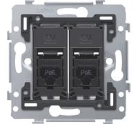 Base De Connexion Réseau Dual RJ45 UTP Cat6 PoE++ - 170-79262