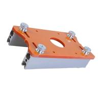 Base de défonceuse 2 en 1 en aluminium pour chanfreinage, rainurage, finition sur placards, armoires en bois