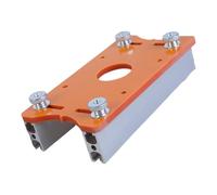 Base de défonceuse à bois 2 en 1 en aluminium pour rainurage précis pour chanfreinage, rainurage, finition sur support de machine à tailler le bois