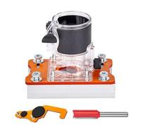 Base de défonceuse à bois, robuste et facile à manipuler, ensemble de 4 pièces, défonceuse en bois pour meubles, base de défonceuse compacte en métal, construction robuste et fiable, pour chanfreinage