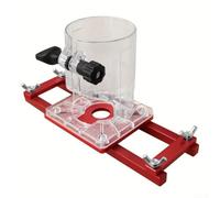 Base de défonceuse, coupe-bois 5,1 cm en alliage d'aluminium pour chanfreinage, rainurage, fixation invisible