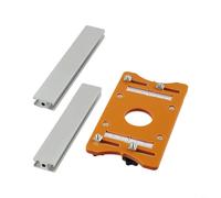Base de défonceuse en bois de qualité professionnelle avec fonctions réglables permettant un travail de précision sur différentes épaisseurs de planche jusqu'à 5 cm (A)