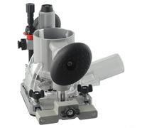 Base de défonceuse plongeante de 65 mm pour machine à couper, base de fraisage réglable en aluminium avec verrouillage à came en acier, tiges de guidage pour le travail du bois