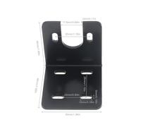 Base de démarrage électronique 755 775 795 DC Base de montage fixe en alliage d'acier Support de fixation Base fixe Siège de fixation
