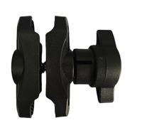Base de fixation pour guidon de vélo - Base de montage avec pince sphérique pour guidon | Support en résistant pour smartphone et caméra de sport avec absorption des chocs